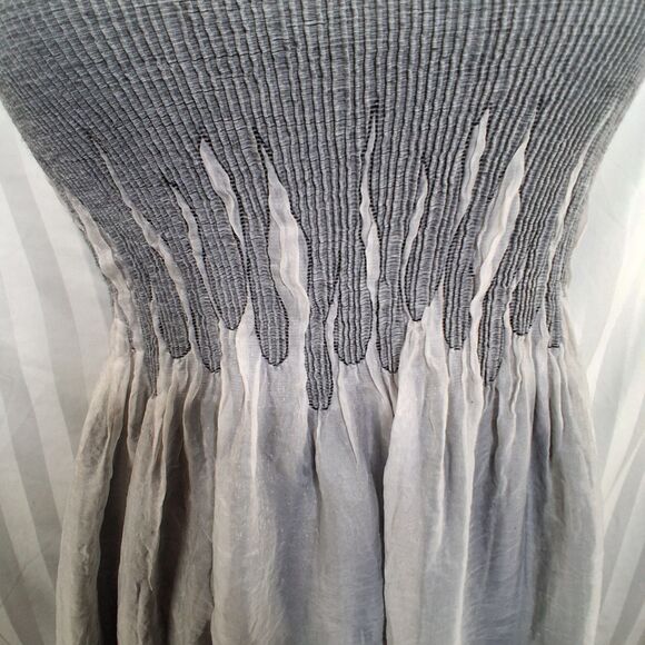 Lapis Goth Boho Lily Floral Convertible Tube Dress Maxi One Size - Picture 8 of 16